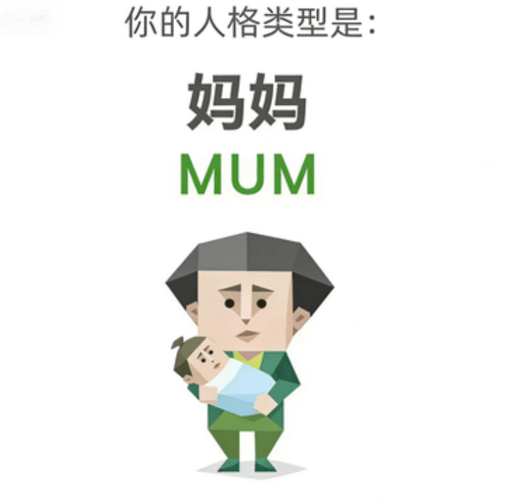 妈妈 MUM 卡片
